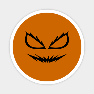 Jack O Lantern Face Magnet